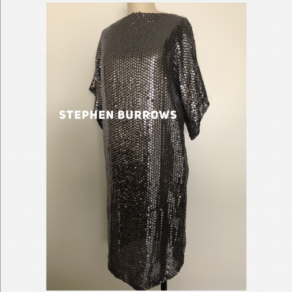 Stephen Burrows Vintage Paillette Disco Dress